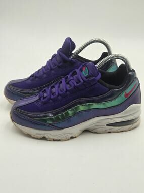 Nike Air Max 95 SE Court Purple Rush Pink Neptune Green GS Size 5Y